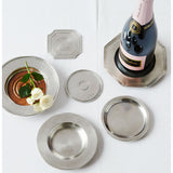 Match Scallop Rimmed Bottle Coaster