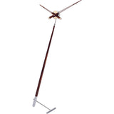 Nomon Pisa N Floor Clock | Steel/Chromed Brass/Walnut