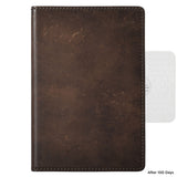 Nomad Traditional Passport Wallet Rustic Brown