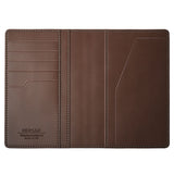 Nomad Traditional Passport Wallet Rustic Brown