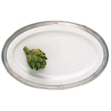 Match Convivio Oval Serving Platter, Large | White