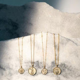Awe Inspired Mini Athena Necklace | Standard Saturn Chain