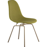 NyeKoncept Mid Century Classroom Side Chair | Avocado Green/Brass 331002CL2