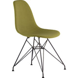 NyeKoncept Mid Century Eiffel Side Chair | Avocado Green/Gunmetal 331002EM3