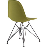 NyeKoncept Mid Century Eiffel Side Chair | Avocado Green/Gunmetal 331002EM3