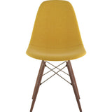 NyeKoncept Mid Century Dowel Side Chair | Papaya Yellow/Brass 331003EW2