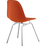 NyeKoncept Mid Century Classroom Side Chair | Lava Red/Nickel 331004CL1