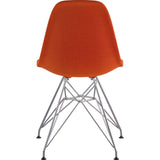 NyeKoncept Mid Century Eiffel Side Chair | Lava Red/Nickel 331004EM1