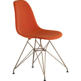NyeKoncept Mid Century Eiffel Side Chair | Lava Red/Brass 331004EM2