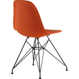 NyeKoncept Mid Century Eiffel Side Chair | Lava Red/Gunmetal 331004EM3