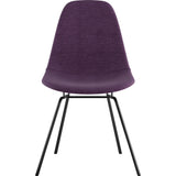 NyeKoncept Mid Century Classroom Side Chair | Plum Purple/Gunmetal 331005CL3