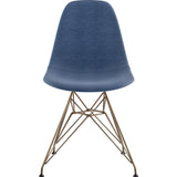 NyeKoncept Mid Century Eiffel Side Chair | Dodger Blue/Brass 331006EM2
