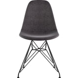 NyeKoncept Mid Century Eiffel Side Chair | Charcoal Gray/Gunmetal 331008EM3