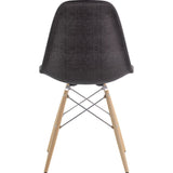NyeKoncept Mid Century Dowel Side Chair | Charcoal Gray/Nickel 331008EW1