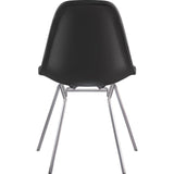 NyeKoncept Mid Century Classroom Side Chair | Milano Black/Nickel 331009CL1