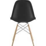 NyeKoncept Mid Century Dowel Side Chair | Milano Black/Nickel 331009EW1