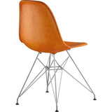 NyeKoncept Mid Century Eiffel Side Chair | Burnt Orange/Nickel 331011EM1