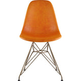 NyeKoncept Mid Century Eiffel Side Chair | Burnt Orange/Brass 331011EM2
