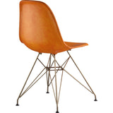 NyeKoncept Mid Century Eiffel Side Chair | Burnt Orange/Brass 331011EM2