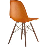NyeKoncept Mid Century Dowel Side Chair | Burnt Orange/Brass 331011EW2