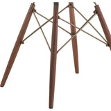 NyeKoncept Mid Century Dowel Side Chair | Burnt Orange/Brass 331011EW2