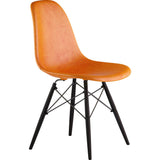 NyeKoncept Mid Century Dowel Side Chair | Burnt Orange/Gunmetal 331011EW3