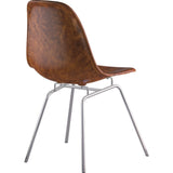 NyeKoncept Mid Century Classroom Side Chair | Weathered Whiskey/Nickel 331013CL1