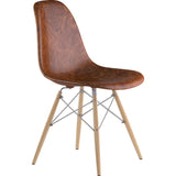 NyeKoncept Mid Century Dowel Side Chair | Weathered Whiskey/Nickel 331013EW1