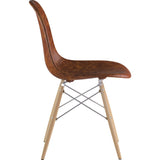 NyeKoncept Mid Century Dowel Side Chair | Weathered Whiskey/Nickel 331013EW1