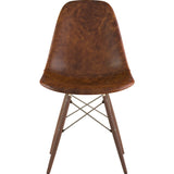 NyeKoncept Mid Century Dowel Side Chair | Weathered Whiskey/Brass 331013EW2