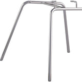 NyeKoncept Mid Century Classroom Side Chair | Aged Cognac/Nickel 331014CL1