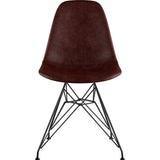NyeKoncept Mid Century Eiffel Side Chair | Aged Cognac/Gunmetal 331014EM3