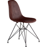 NyeKoncept Mid Century Eiffel Side Chair | Aged Cognac/Gunmetal 331014EM3