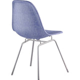 NyeKoncept Mid Century Classroom Side Chair | Weathered Blue/Nickel 331015CL1