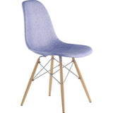NyeKoncept Mid Century Dowel Side Chair | Weathered Blue/Nickel 331015EW1