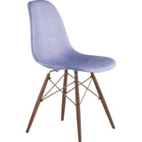 NyeKoncept Mid Century Dowel Side Chair | Weathered Blue/Brass 331015EW2