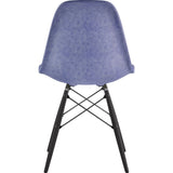 NyeKoncept Mid Century Dowel Side Chair | Weathered Blue/Gunmetal 331015EW3