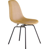 NyeKoncept Mid Century Classroom Side Chair | Aged Maple/Gunmetal 331016CL3