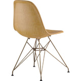 NyeKoncept Mid Century Eiffel Side Chair | Aged Maple/Brass 331016EM2
