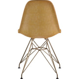 NyeKoncept Mid Century Eiffel Side Chair | Aged Maple/Brass 331016EM2