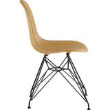 NyeKoncept Mid Century Eiffel Side Chair | Aged Maple/Gunmetal 331016EM3