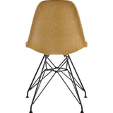 NyeKoncept Mid Century Eiffel Side Chair | Aged Maple/Gunmetal 331016EM3