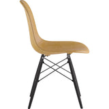 NyeKoncept Mid Century Dowell Side Chair | Aged Maple/Gunmetal 331016EW3