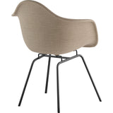 NyeKoncept Mid Century Classroom Arm Chair | Light Sand/Gunmetal 332001CL3