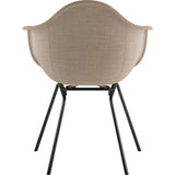 NyeKoncept Mid Century Classroom Arm Chair | Light Sand/Gunmetal 332001CL3