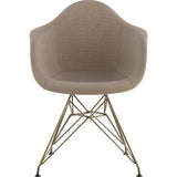 NyeKoncept Mid Century Eiffel Arm Chair | Light Sand/Brass 332001EM2