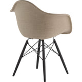 NyeKoncept Mid Century Dowel Arm Chair | Light Sand/Gunmetal 332001EW3