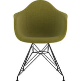 NyeKoncept Mid Century Eiffel Arm Chair | Avocado Green/Gunmetal 332002EM3