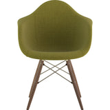 NyeKoncept Mid Century Dowel Arm Chair | Avocado Green/Brass 332002EW2