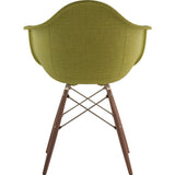 NyeKoncept Mid Century Dowel Arm Chair | Avocado Green/Brass 332002EW2